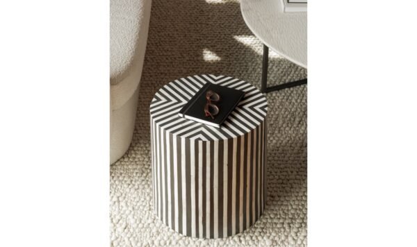 CHAMEAU SIDE TABLE BLACK - Image 2