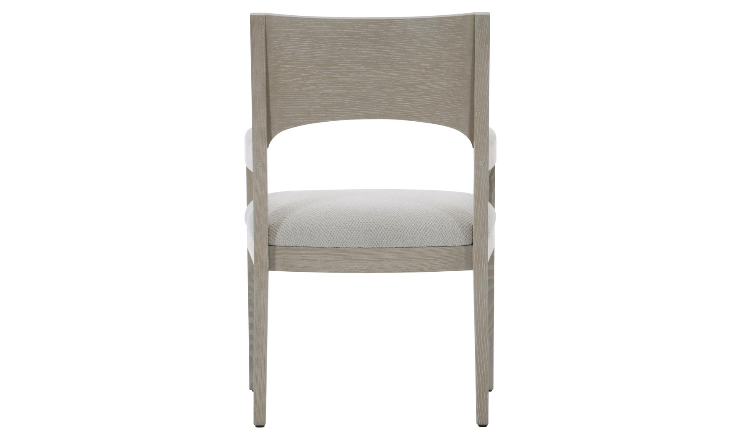 Bernhardt Solaria Wooden Fabric Upholstered Side Chair with Solid Back - Image 4