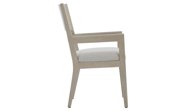 Bernhardt Solaria Wooden Fabric Upholstered Side Chair with Solid Back - Image 6