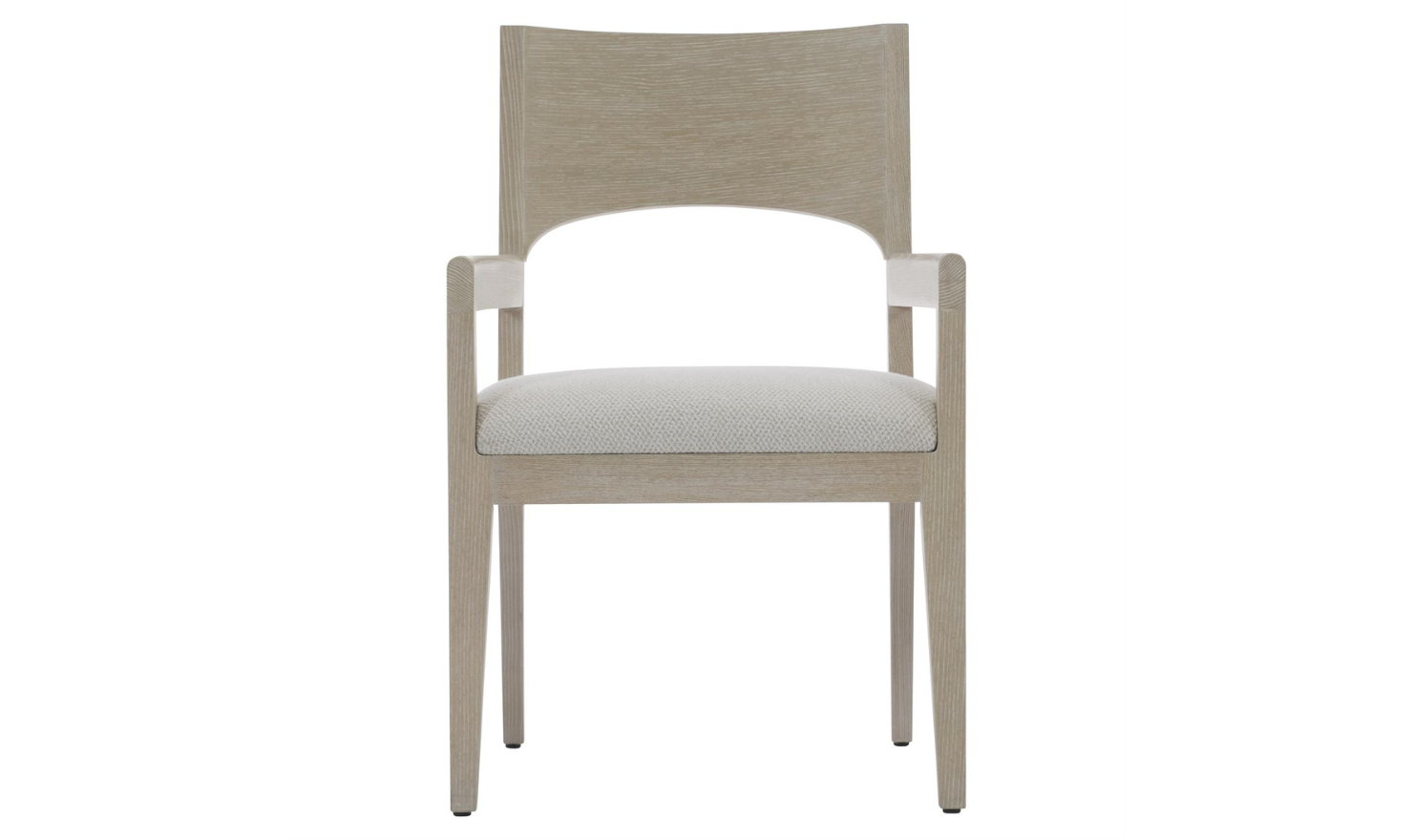 Bernhardt Solaria Wooden Fabric Upholstered Side Chair with Solid Back - Image 7