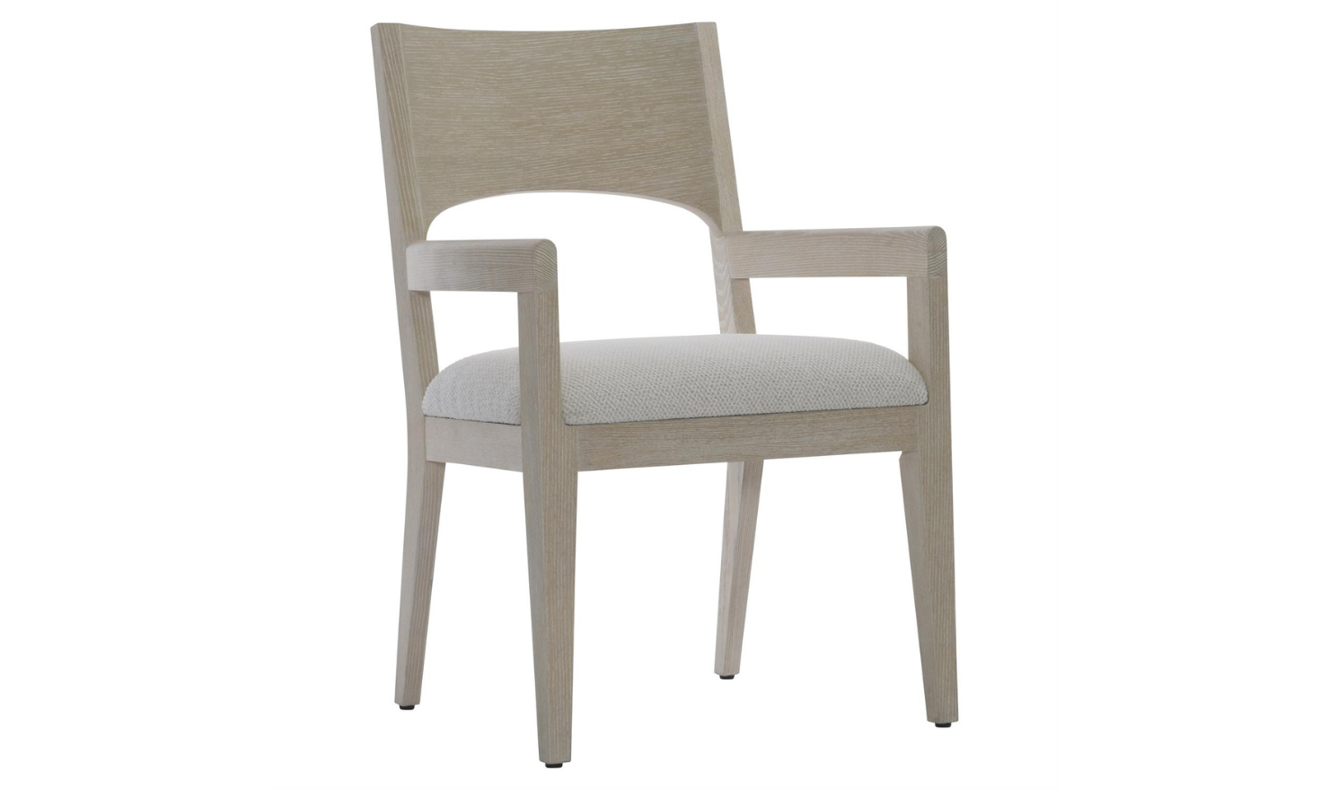 Bernhardt Solaria Wooden Fabric Upholstered Side Chair with Solid Back - Image 8