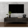Jennifer Italia Ovni Two Large Drawer TV Base in Brown