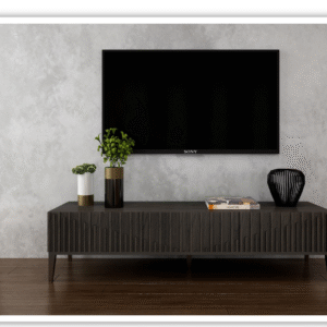 Jennifer Italia Ovni Two Large Drawer TV Base in Brown