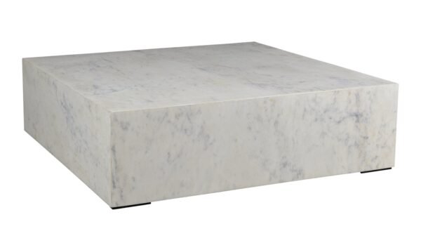 NASH COFFEE TABLE- WHITE MARBLE - Image 2