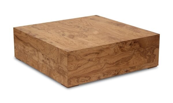 NASH COFFEE TABLE- HONEY BROWN BURL - Image 4