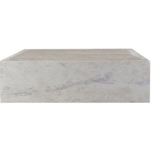 NASH COFFEE TABLE- WHITE MARBLE