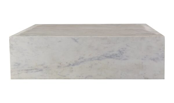 NASH COFFEE TABLE- WHITE MARBLE - Image 3