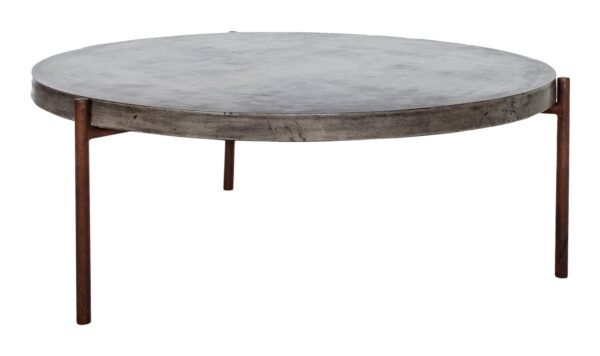 MENDEZ OUTDOOR COFFEE TABLE DARK GREY - Image 3